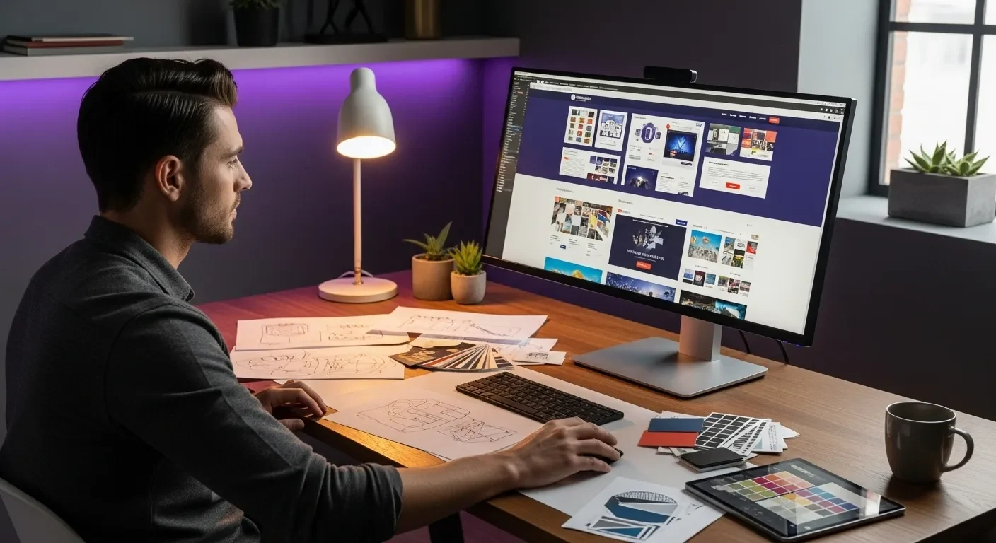 طراحی سایت حرفه‌ای؛ فراتر از یک قالب زیبا